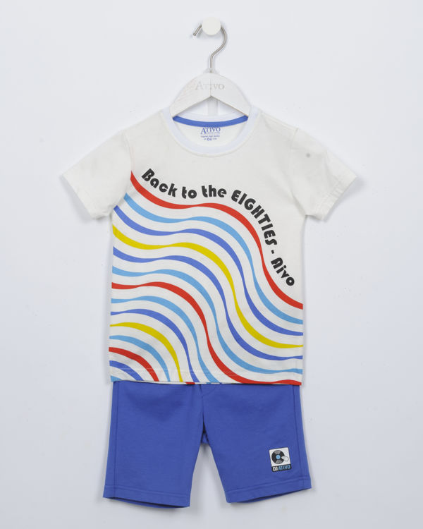 Picture of BK048 SUMMER 2 PCS SET IN COTTON FOR BOYS